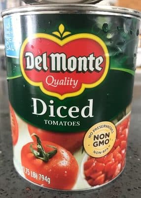 DEL MONTE, DICED TOMATOES