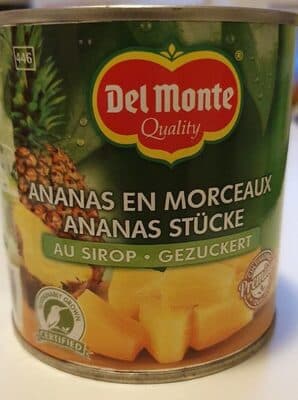 Pineapple Chunks In Heavy Syrup