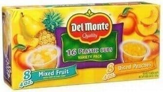 Fruit cups variety
