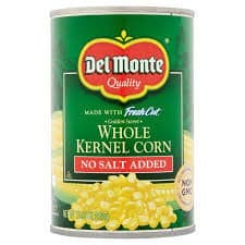 No Salt Added Golden Sweet Whole Kernel Corn