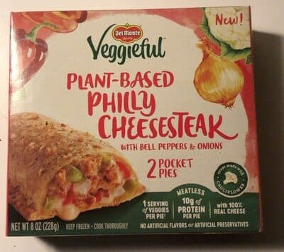 Plant-Based Philly Cheesesteak with Bell Peppers & Onions Vegetarian Pocket Pies