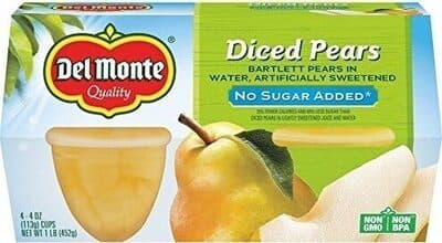 Diced Pears