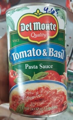 Tomato & Basil Pasta Sauce