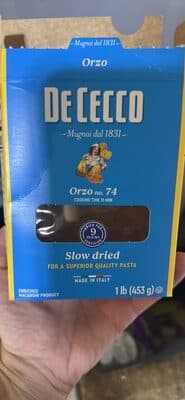 De Cecco Orzo Pasta