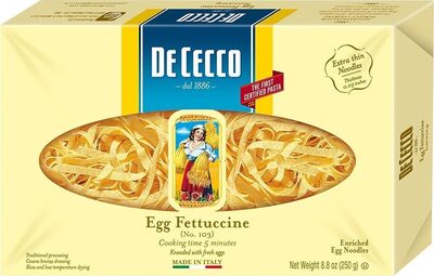 Pasta Fettuccine Egg Noodles