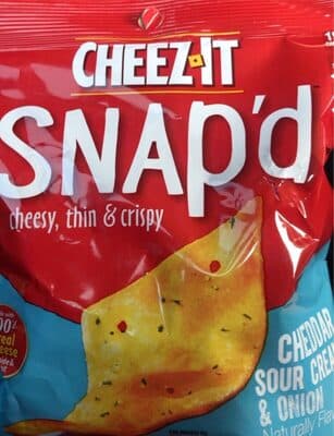 Cheddar Sour Cream & Onion Flavored Cheesy Baked Snacks