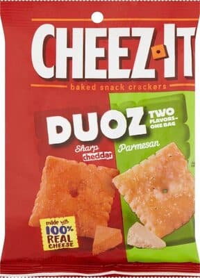 Sharp Cheddar & Parmesan Baked Snack Crackers