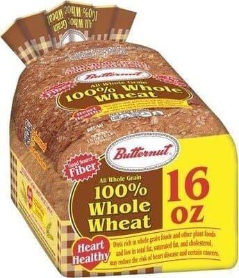 100% WHOLE WHEAT, BREAD