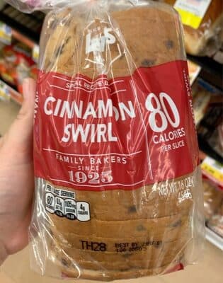 Cinnamon Swirl Special Recipe Bread