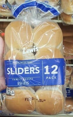 Special Recipe Sliders Buns