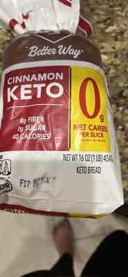 Lewis Healthy Life Cinnamon Keto Bread