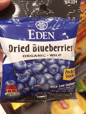 Eden Wild Hand Harvested Organic Dried Blueberries