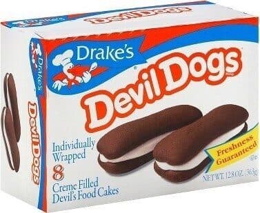 Creme Filled Devils Food Cakes