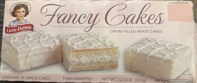 Creme Filled White Snack Cakes