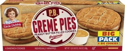 Creme Pies Peanut Butter Filled Cookies