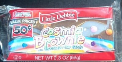 Cosmic Brownie with Chocolate Chip Candy