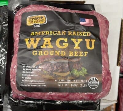 American raised ground beef