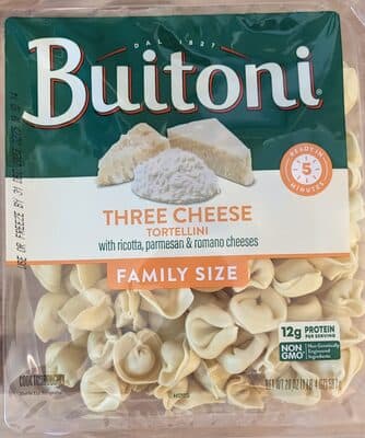 Three Cheese Tortellini with Ricotta, Parmesan & Romano Cheeses
