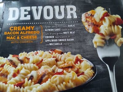 Mac & Cheese with Chicken Creamy Bacon Alfredo