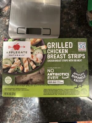Grilled Chicken Breast Strips
