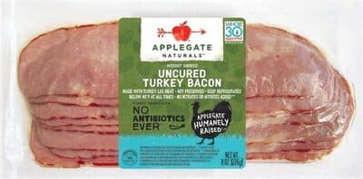 Hickory Smoked Uncured Turkey Bacon