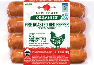 Fire Roasted Red Pepper Chicken Sausage