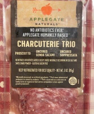 Charcuterie Trio, Prosciutto, Uncured Genoa Salami, Uncured Soppressata