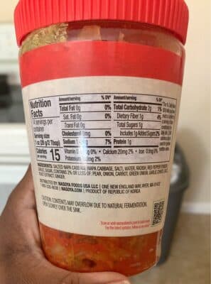 Spicy Kimchi Vegan Napa Cabbage