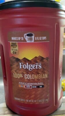 100% Colombian Ground Coffee