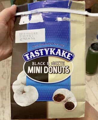 Black & White Mini Donuts