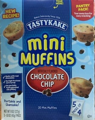 Chocolate Chip Mini Muffins