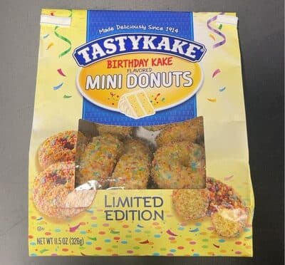 Birthday Kake Flavored Mini Donuts