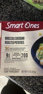 Broccoli & Cheddar Roasted Potatoes Topped with Broccoli and Cheddar Cheese Sauce