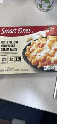 Mini Rigatoni With Vodka Cream Sauce