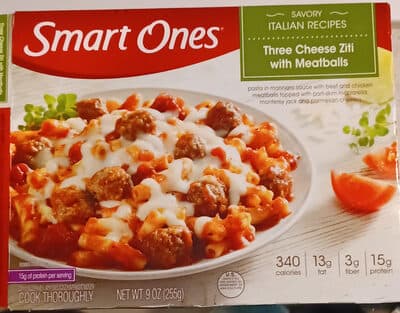 Three Cheese Ziti With Meatballs