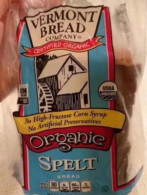 Organic spelt bread