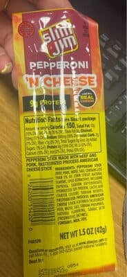 Slim Jim Pepperoni N' Cheese