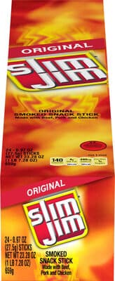 Slim Jim Original Smoked Snack Sticks