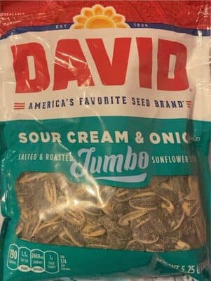 Sour Cream & Onion Salted & Roasted Jumbo Sunflower Seeds