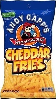 Cheddar Fries Flavored Corn & Potato Snacks