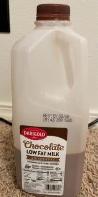 CHOCOLATE LOW FAT MILK, CHOCOLATE