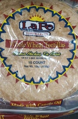 Whole Wheat Tortillas