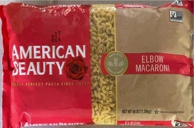 ENRICHED MACARONI PRODUCT, ELBOW MACARONI
