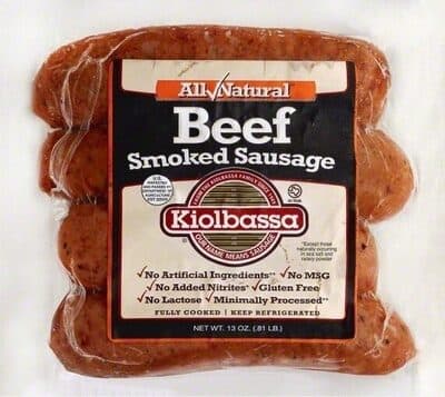 Beef Smoked Sausage