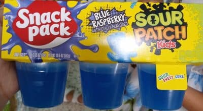 Blue Raspberry Flavored Sour Patch Kids Juicy Gels