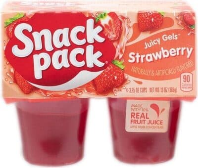Strawberry Gel Snack