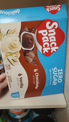 Snack Pack Sugar-Free Pudding Chocolate and Vanilla