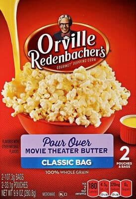 Pour Over Movie Theater Butter Gourmet Popping Corn