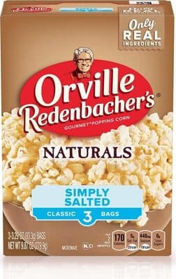 Naturals Simply Salted Gourmet Popping Microwave Popcorn