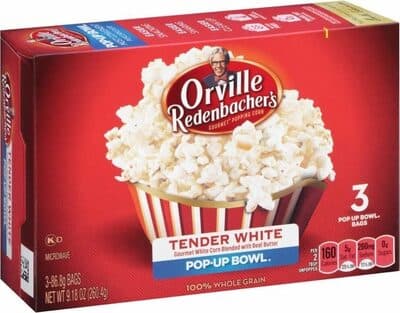Tender White Flavored Gourmet White Popping Corn with Butter